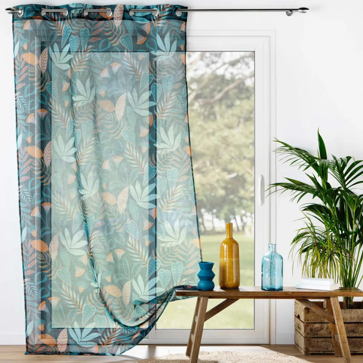 DOUCEUR D'INTERIEUR Voilage œillets (140 x 240 cm) Tilda Vert New