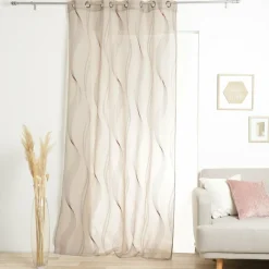 STOF Voilage œillets (135 x H240 cm) Essaouira Beige Discount
