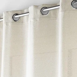 douceur d'intu017drieur Voilage œillets effet lainage (140 x 240 cm) Loulaine Beige