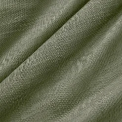 EMINZA Voilage œillets effet lin (140 x 280 cm) Robin Vert romarin Best