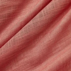 EMINZA Voilage œillets effet lin (140 x 240 cm) Robin Terracotta Sale