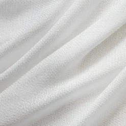 EMINZA Voilage œillets effet lin (140 x 280 cm) Luca Blanc Discount