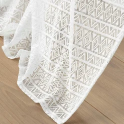 DOUCEUR D'INTERIEUR Voilage maille (140 x 240 cm) Naomie Blanc Clearance
