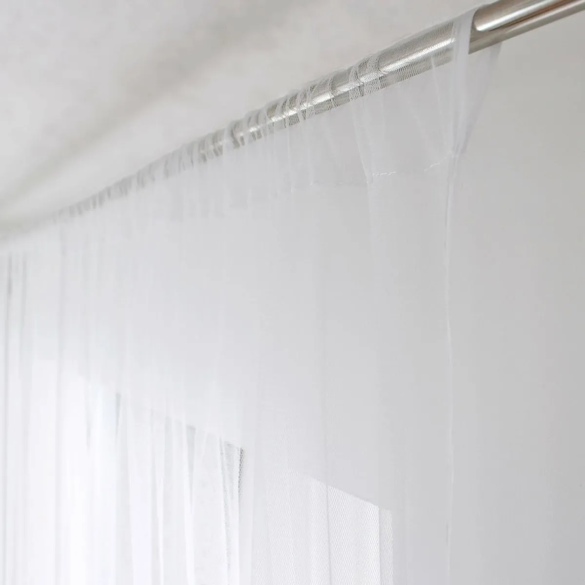 ENJOY HOME Voilage moustiquaire (140 x 240 cm) Moustik Blanc New