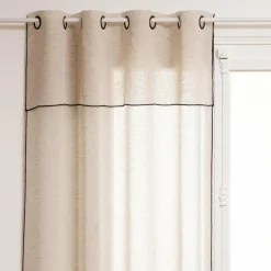 ATMOSPHERA Voilage oeillets à volant (140 x 240 cm) Fred Beige Hot