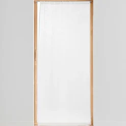 douceur d'intu017drieur Voilage passe tringle effet lin tissé (90 x 200 cm) Haltona Blanc Clearance