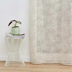 DOUCEUR D'INTERIEUR Voilage tissé (140 x 280 cm) Karla Taupe Discount