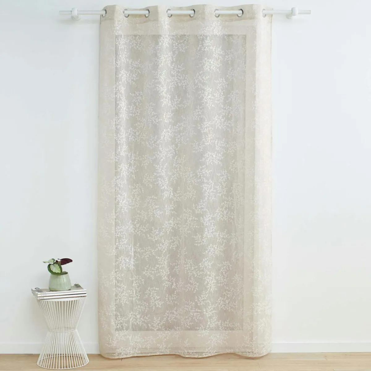 DOUCEUR D'INTERIEUR Voilage tissé (140 x 240 cm) Karla Taupe Best