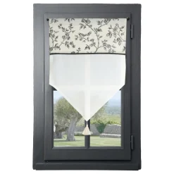STOF Voilage vitrage passe-tringle (45 x 60 cm) Clarine Ecru Clearance